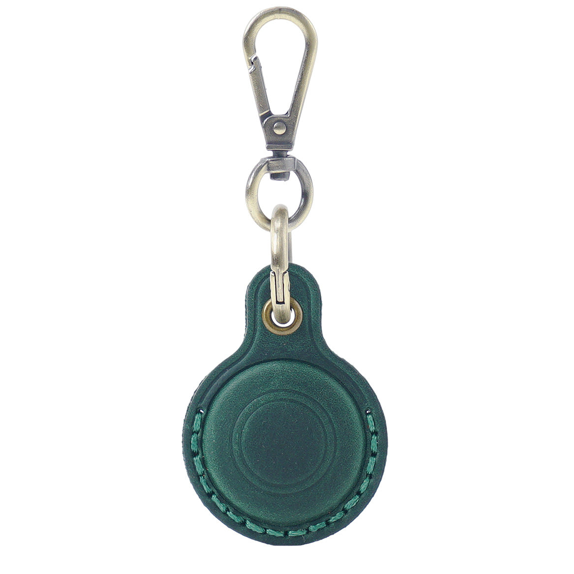Wholesale Anti-lost Protective Case Cowhide Tracker Leather Keychain